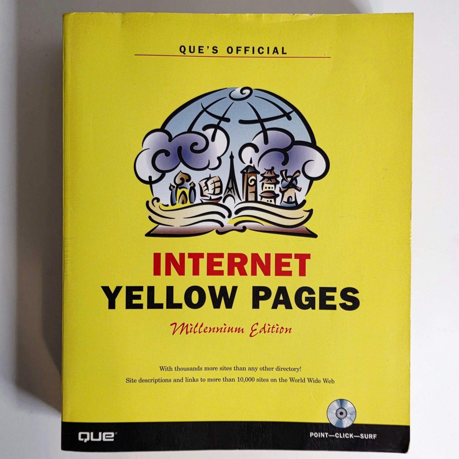 Vintage QUE’S Official Internet Yellow Pages With Disc MILENNIUM EDITION Turner
