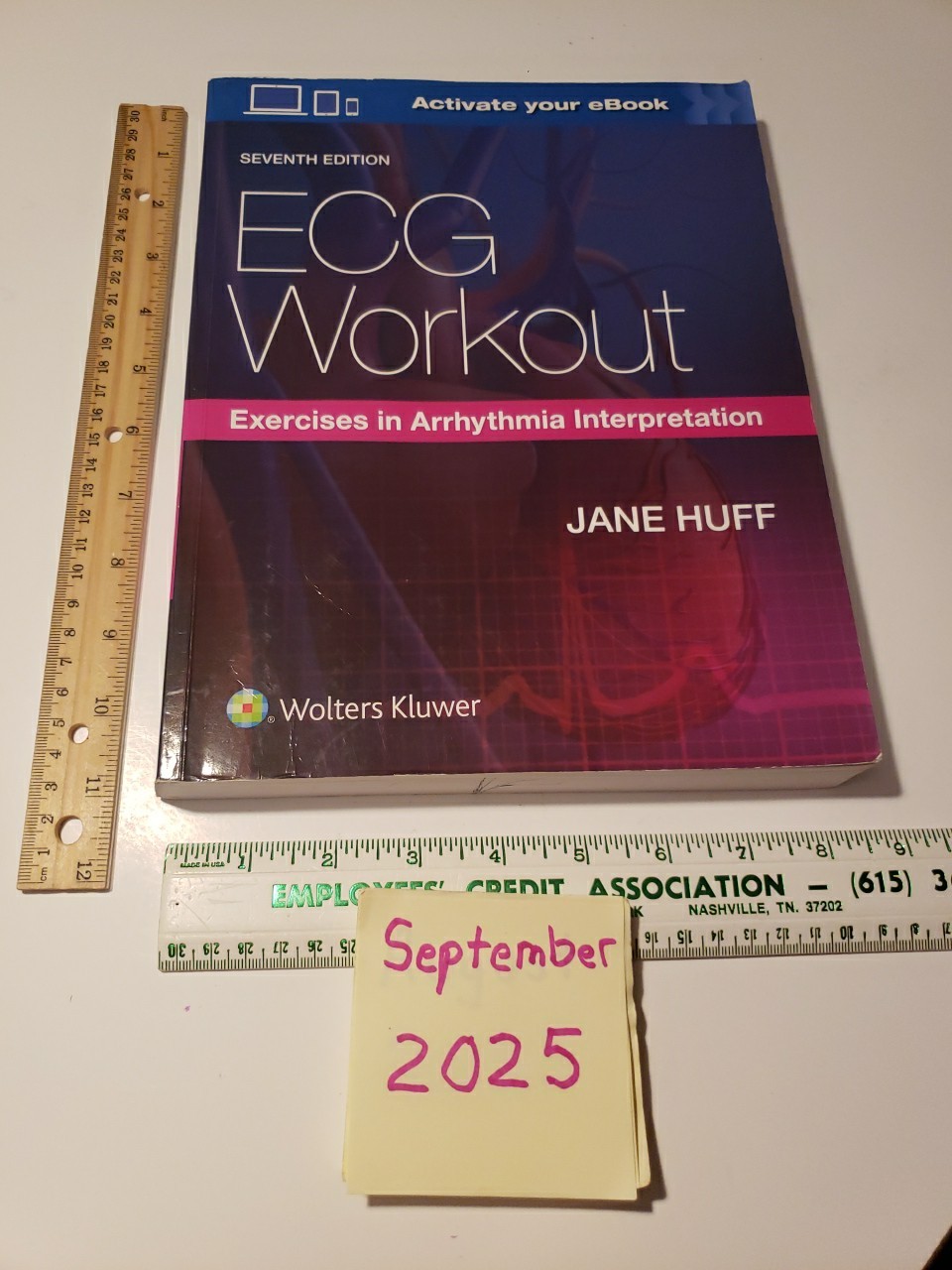 ECG Workout : Exercises in Arrhythmia Interpretation by Jane Huff PB SOLD AS IS