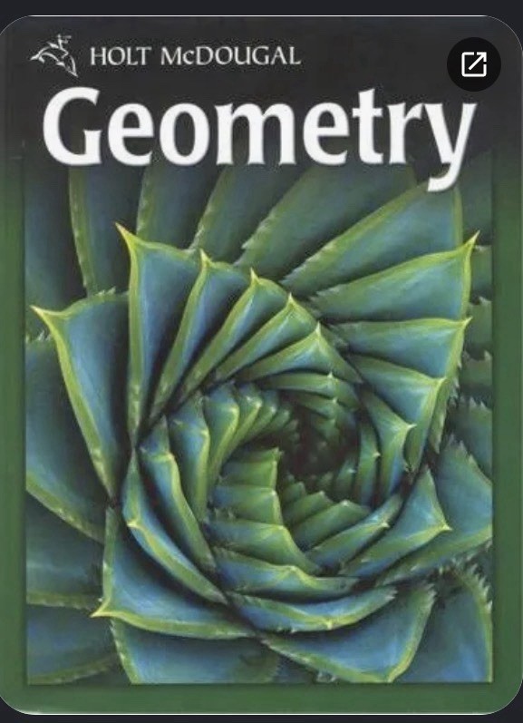 Holt McDougal Geometry Common Core Edition Hardcover Mathematics Textbook
