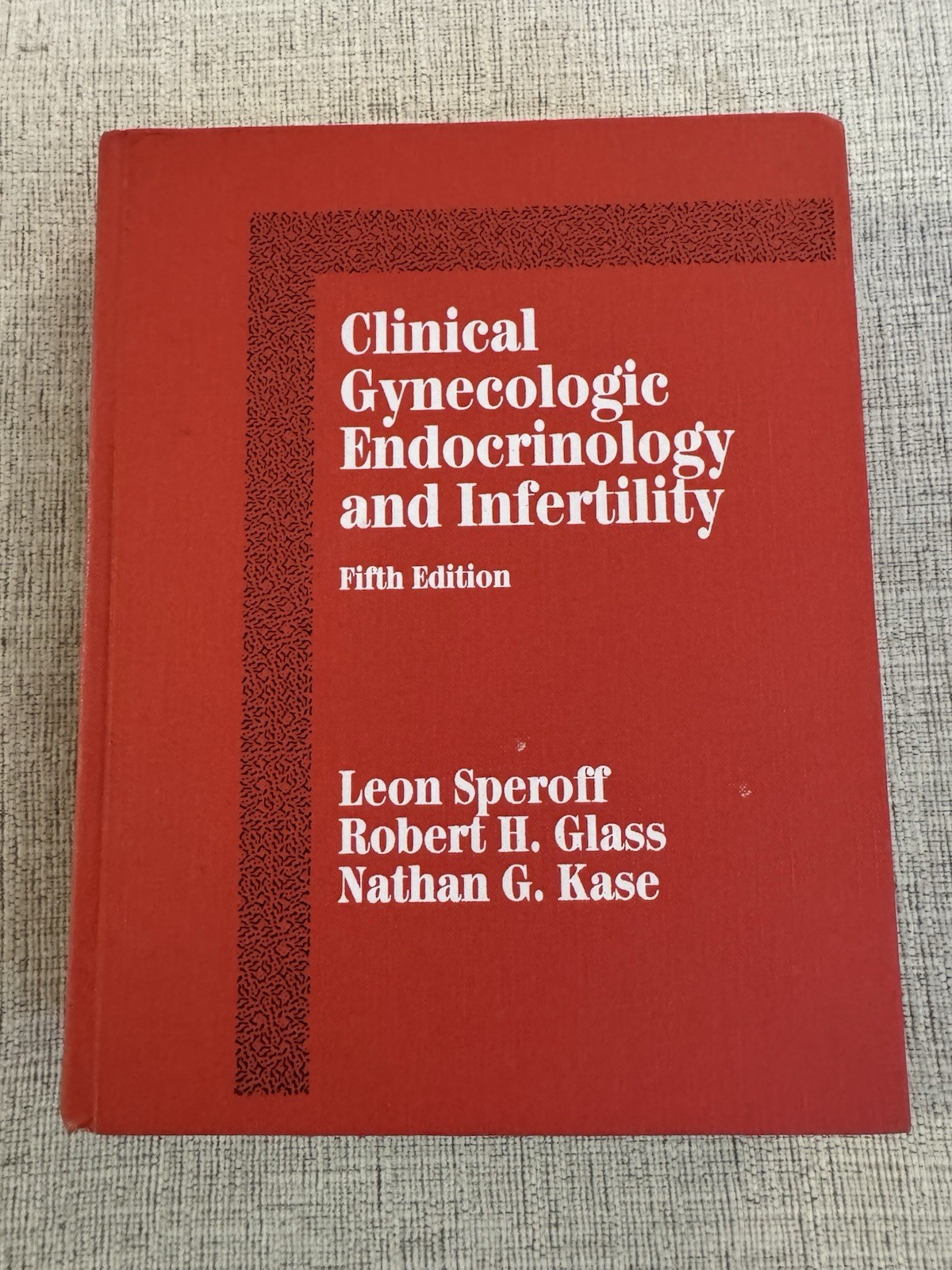 Clinical Gynecologic Endocrinology and Infertility 5th Ed 1994 Hardcover