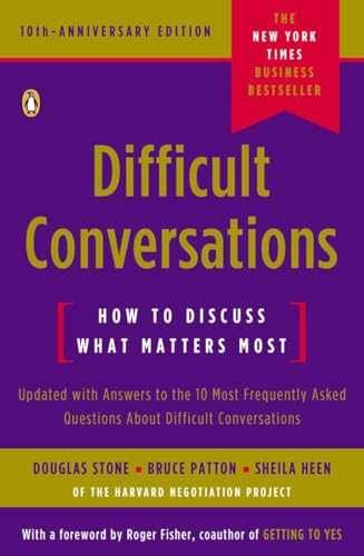 Difficult Conversations: How – Paperback, by Stone Douglas; Patton – Acceptable
