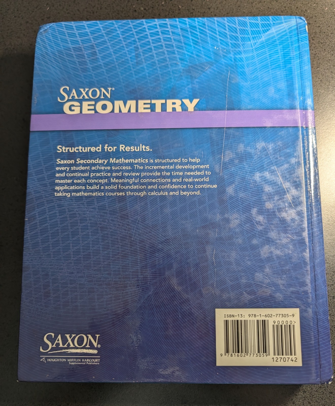 Saxon Geometry Textbook, Solutions, & Test Book Curriculum Set-ACCEPTABLE