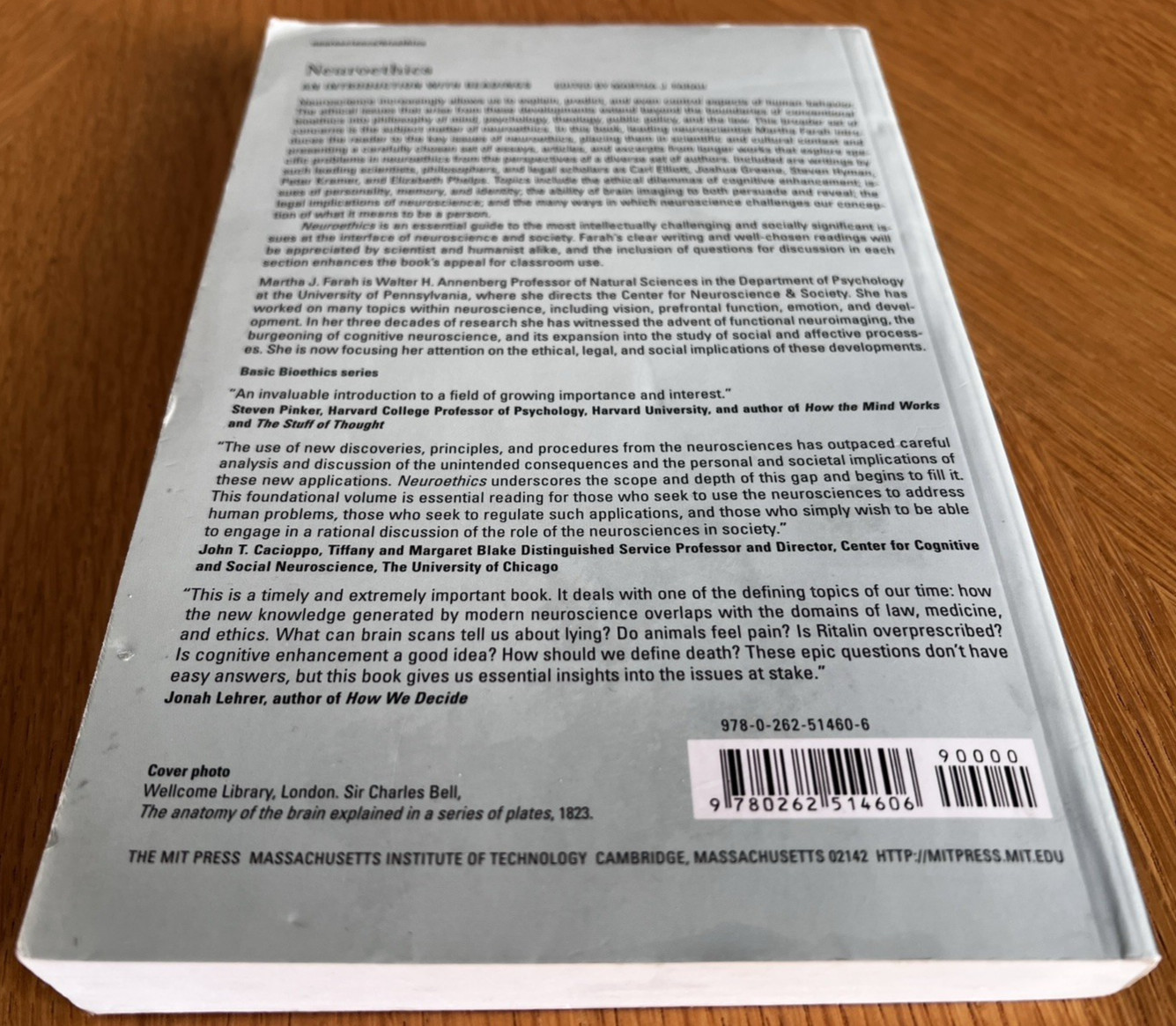 NEUROETHICS An Introduction with Readings MARTHA J FARAH Paperback GOOD