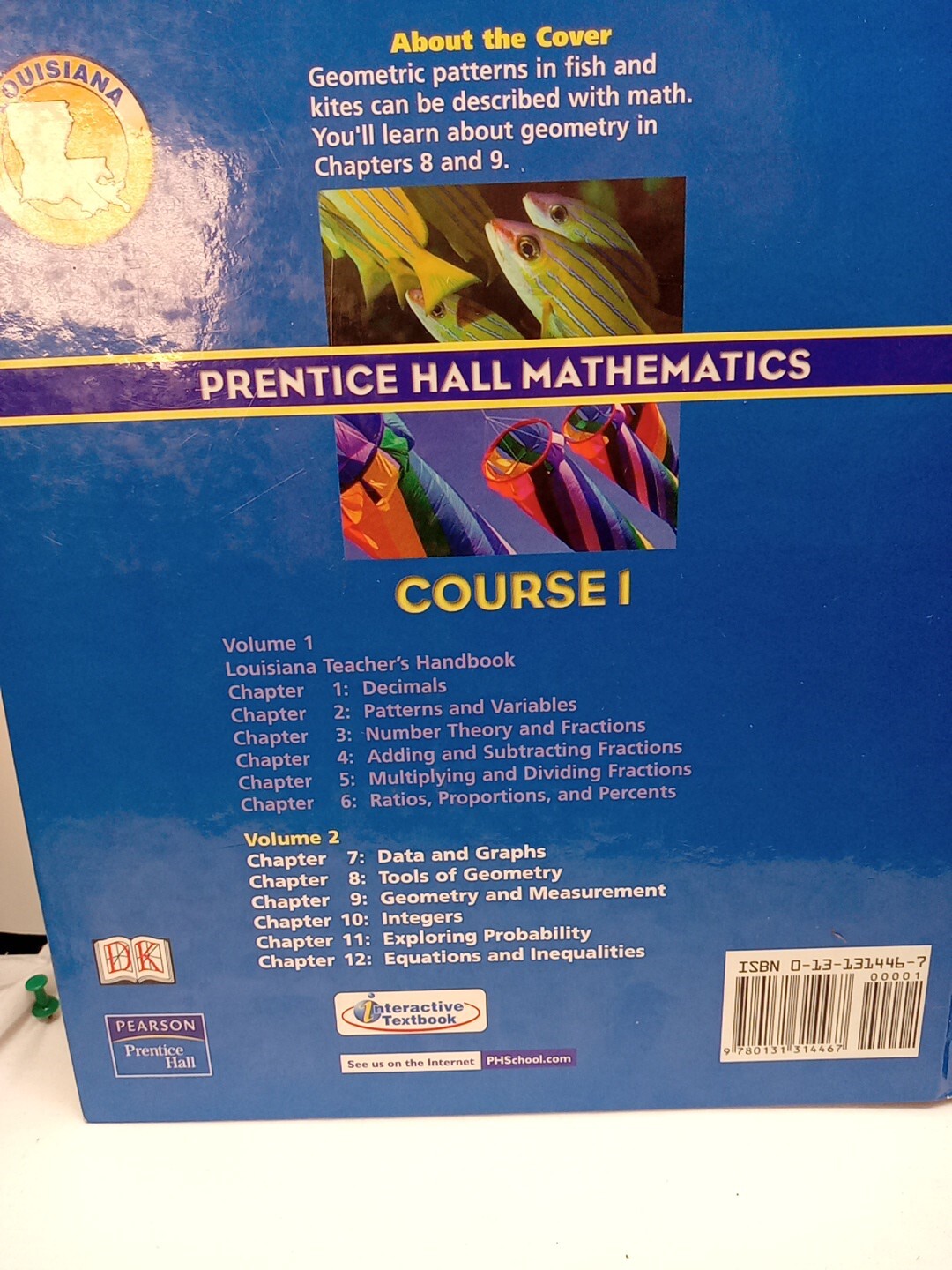 Prentice Hall Mathematics Course 1 – Louisiana Teachers Edition Vol 1 + 2 (HC)