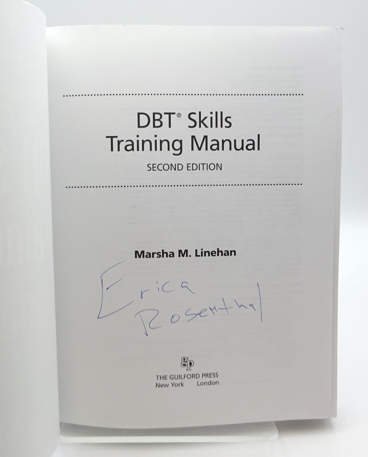 DBT Skills Training Manual Second Edition by Marsha M. Linehan Paperback PB 2015