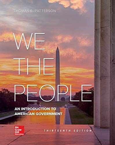 Looseleaf for We The People – Loose Leaf, by Patterson Thomas E. – Very Good