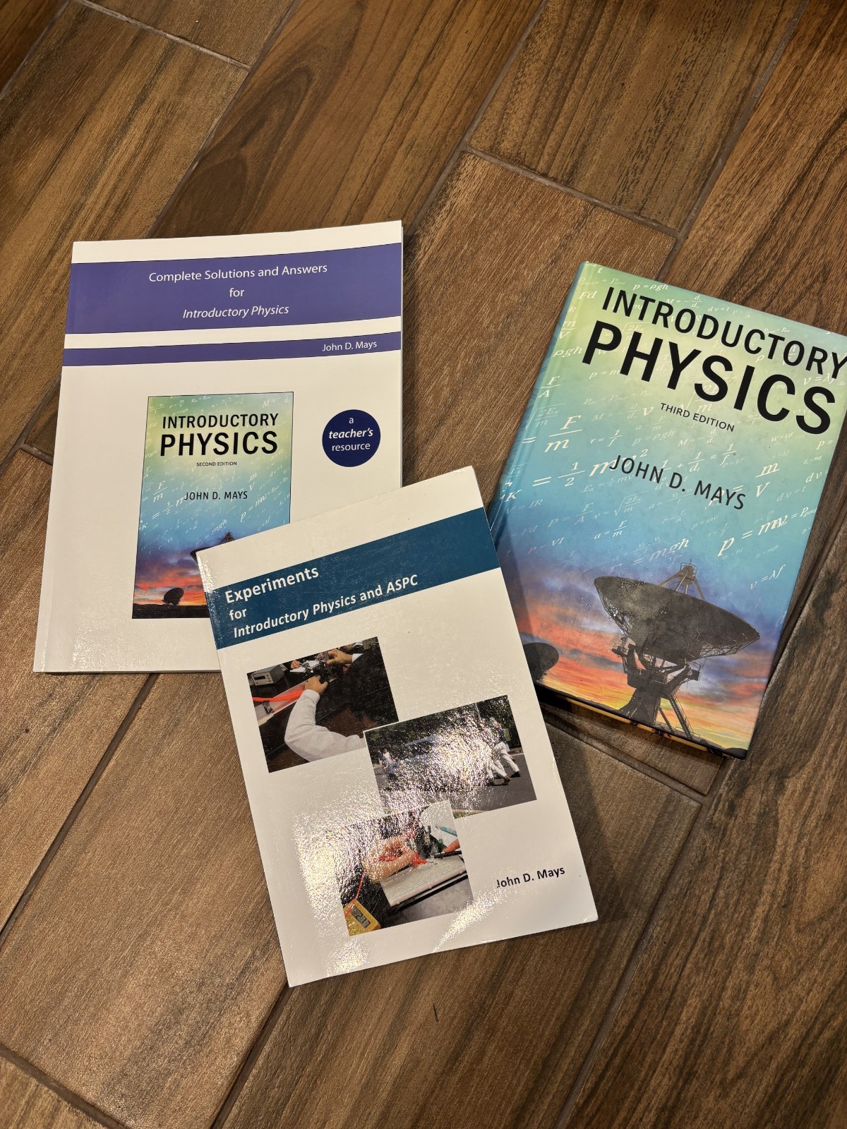 Introductory Physics John D. Mays Novare, 3rd Ed, Solutions Answers, Experiments