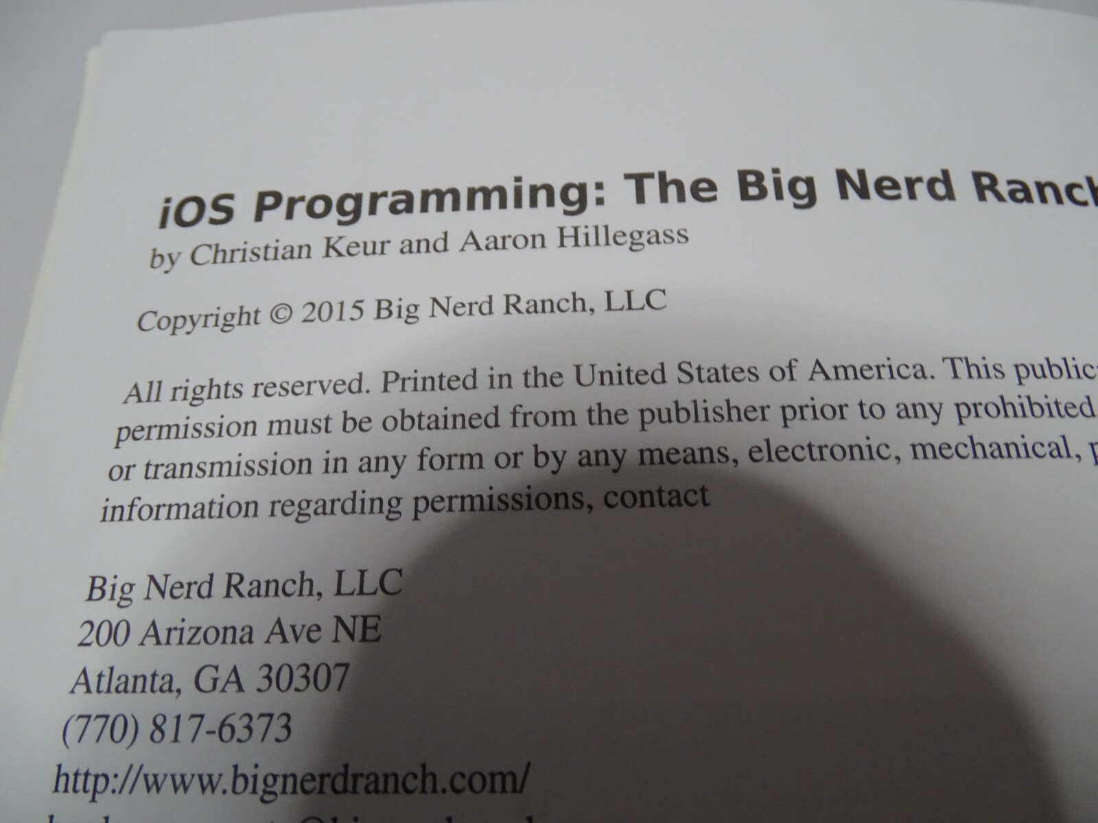 Big Nerd Ranch Guides: IOS Programming : The Big Nerd Ranch Guide by Aaron…