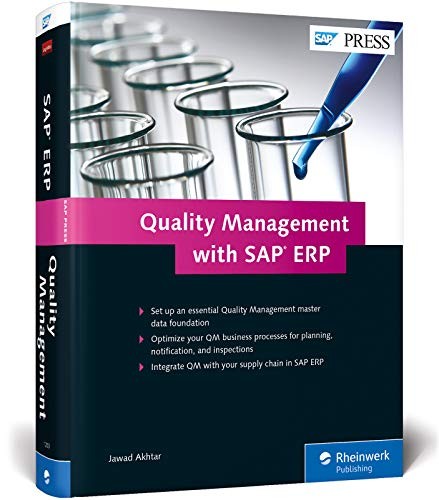 QUALITY MANAGEMENT WITH SAP ERP; SAP ERP QM By Jawad Akhtar – Hardcover **Mint**