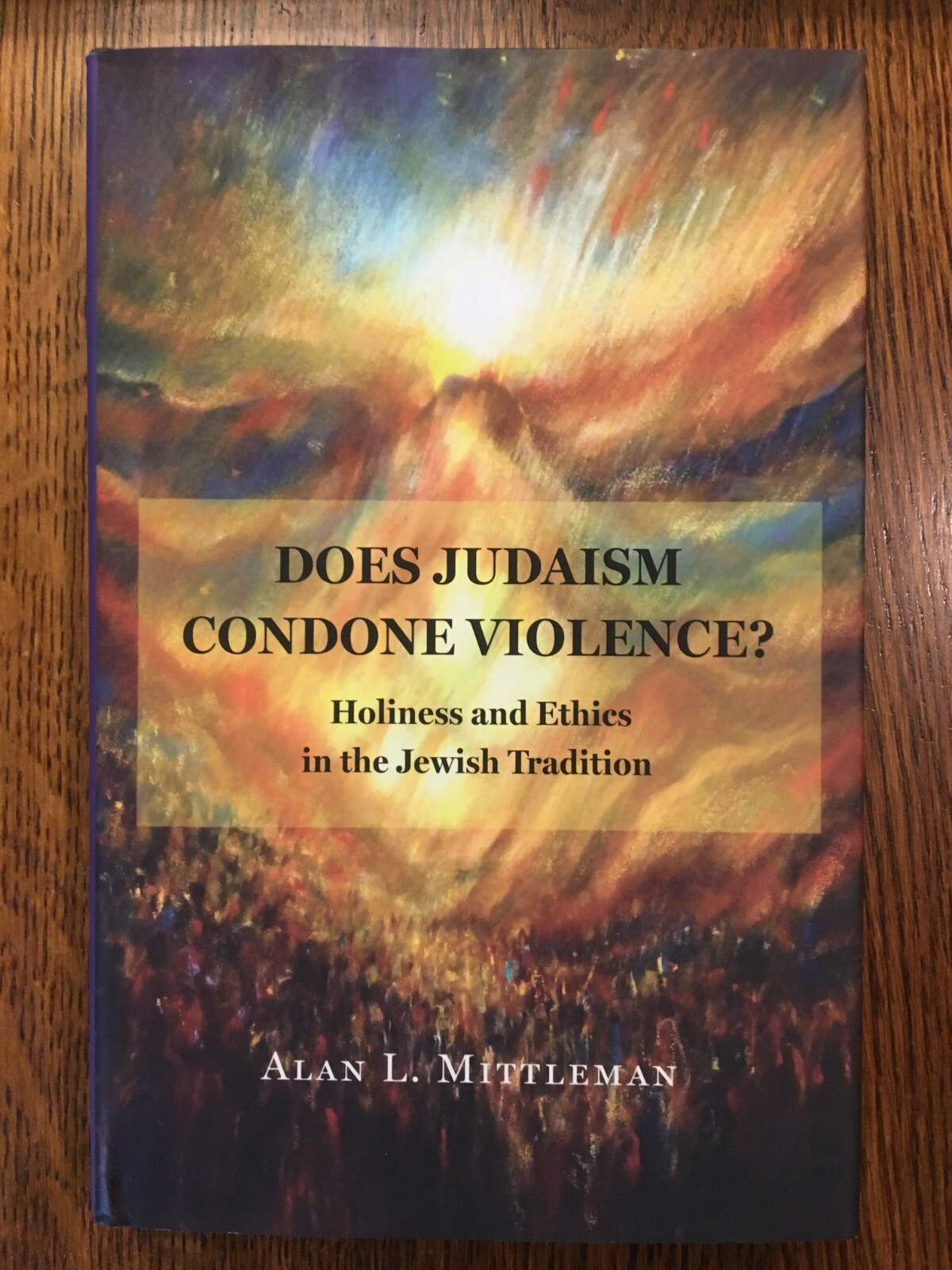 Does Judaism Condone Violence? by Alan L. Mittleman (2018, Hardcover) LIKE NEW