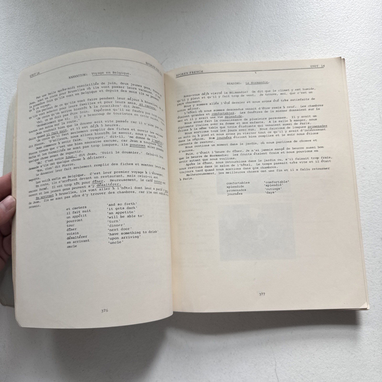 Foreign Service Insitute French Basic Course Units 13-24 1960