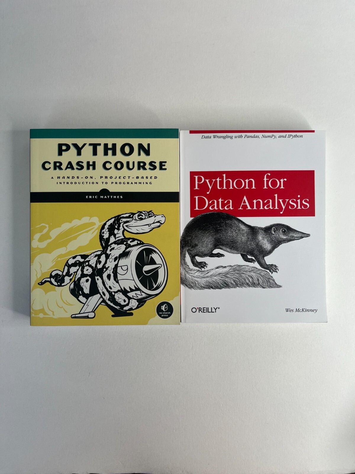 Python Crash Course & Python For Data Analysis By Eric Matthes & Wes Mckinney