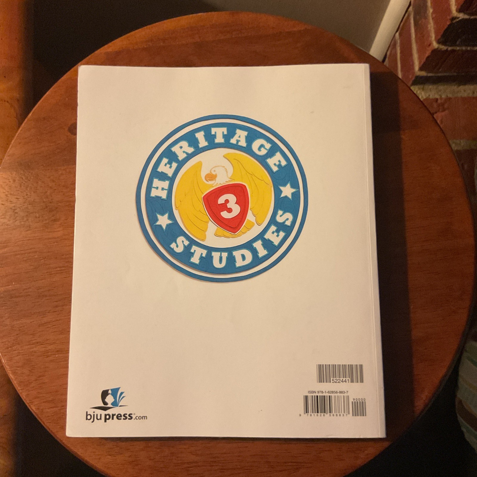 BJU Press Heritage Studies 3 Student Text 3rd Edition Paperback Homeschool