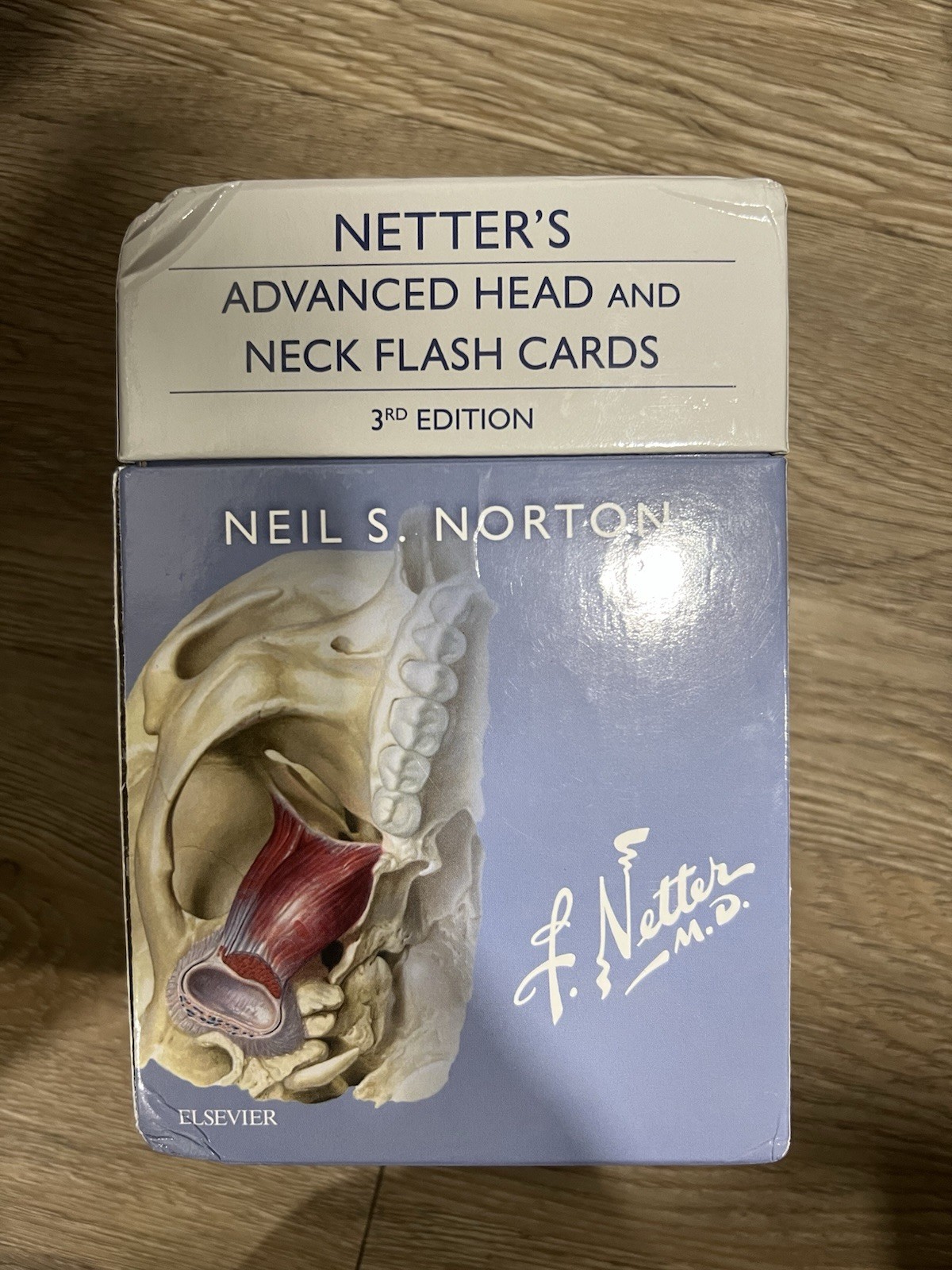 Netter Basic Science Ser.: Netter’s Advanced Head and Neck Flash Cards 3rd Ed.