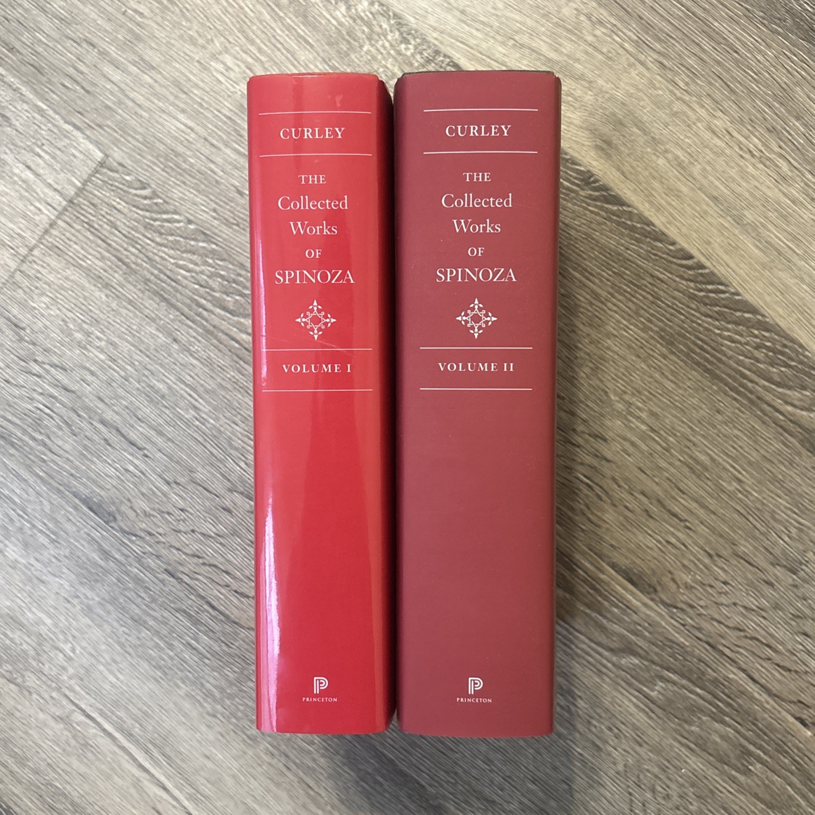 The Collected Works of Spinoza, Volume I & II Philosophy Lot of 2 Edwin Curley