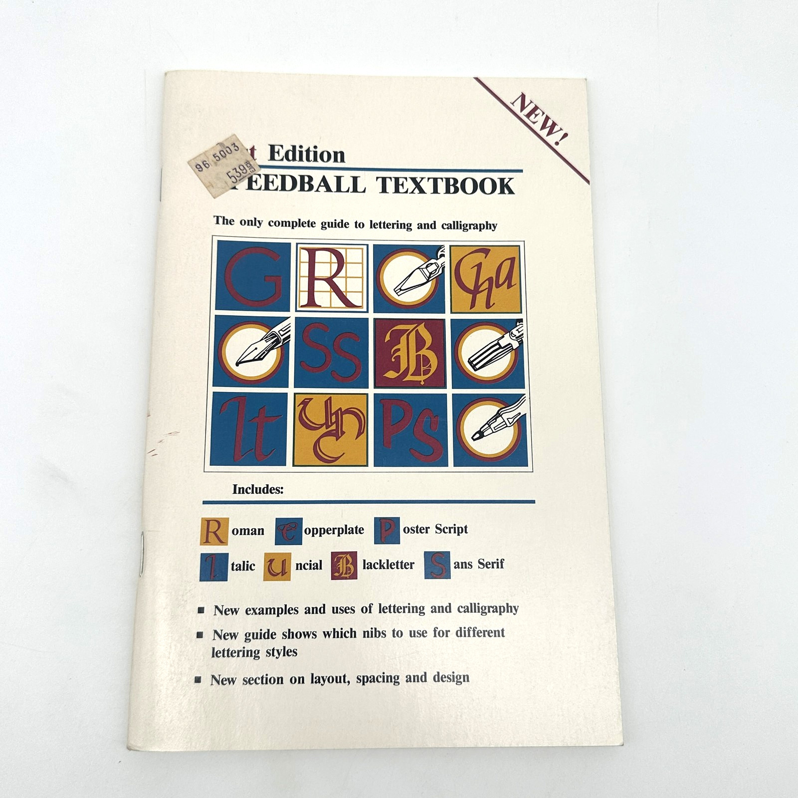 Speedball Textbook 21st Edition Lettering Calligraphy Guide Hunt Mfg Co Vintage