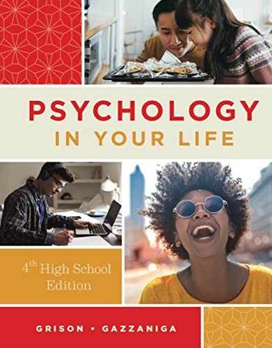 Psychology in Your Life – Product Bundle, by Grison Sarah; Gazzaniga – New h