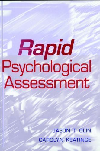 Rapid Psychological Assessment by Olin, Jason T.; Keatinge, Carolyn