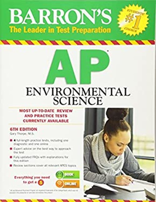 Barron’s AP Environmental Science Paperback Gary S. Thorpe
