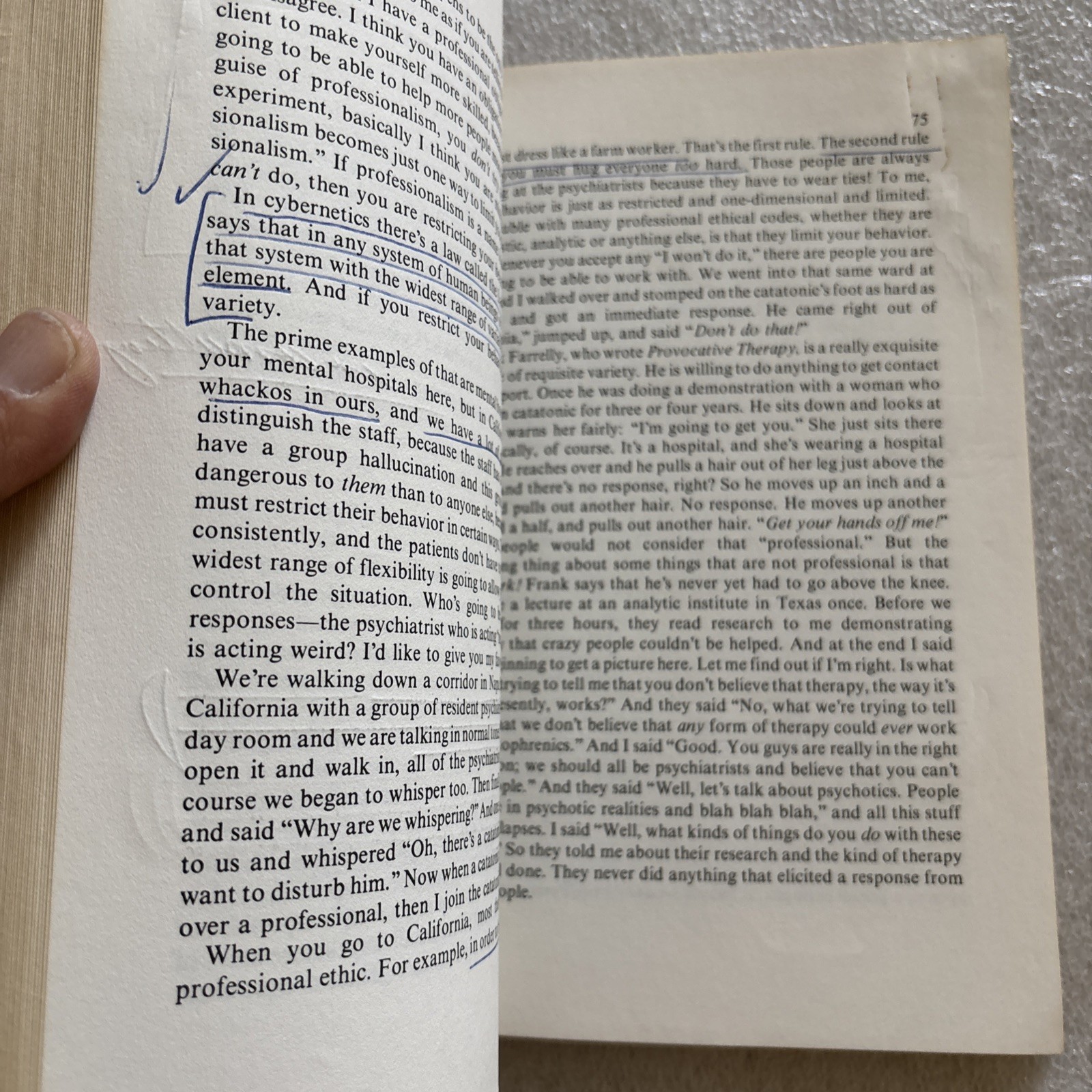 Frogs into Princes: Neuro Linguistic Programming (lots of underlining)