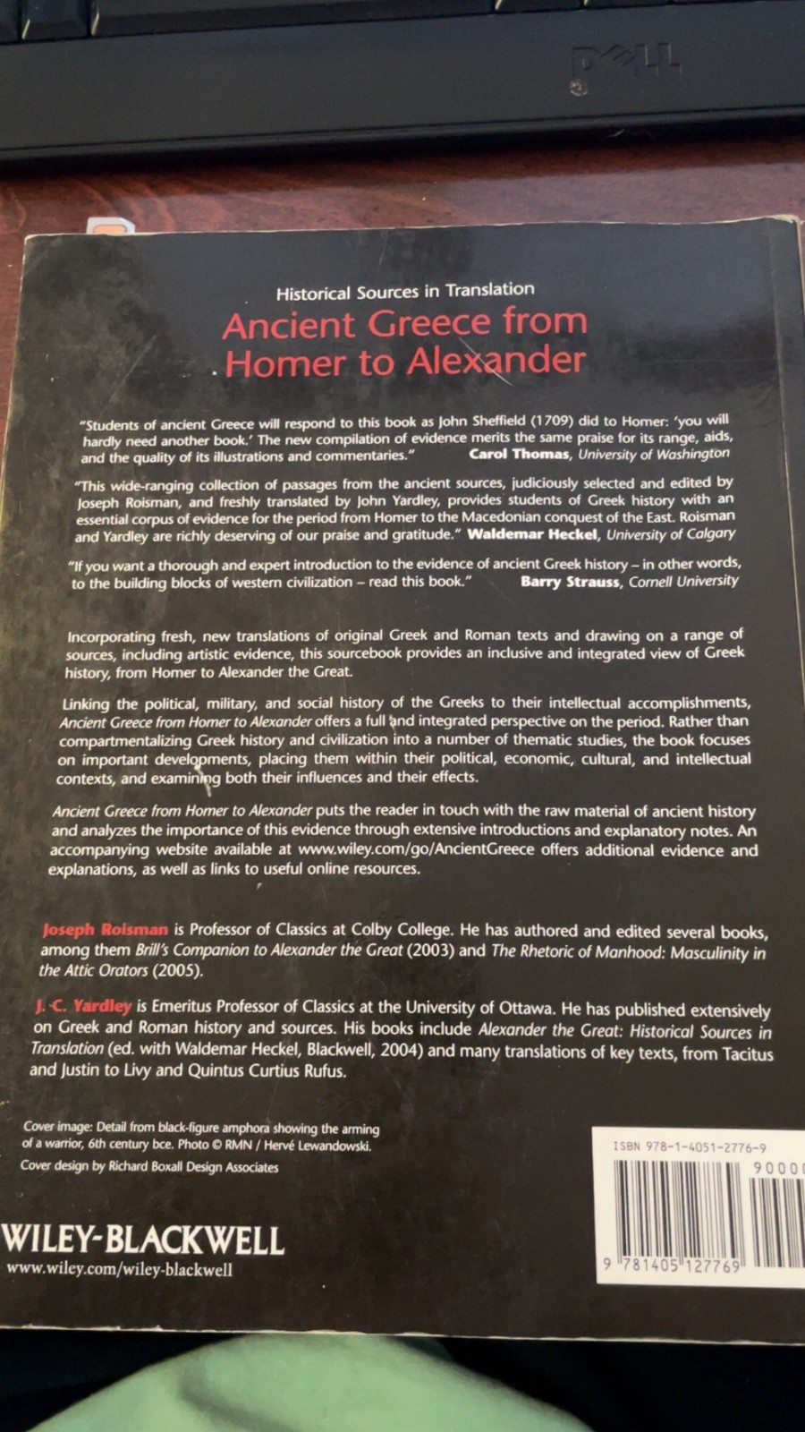 Ancient Greece from Homer to Alexander: The Evidence by Roisman, Joseph