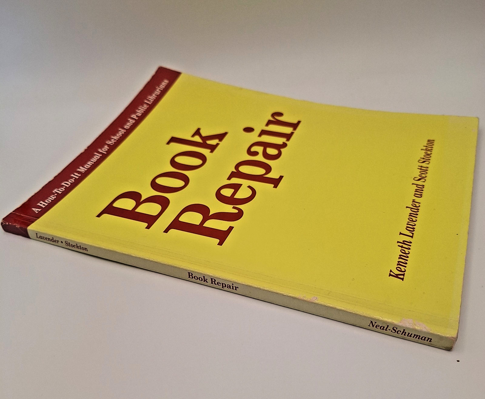 Book Repair Kenneth Lavender Scott Stockton 1992 Paperback How To Manual Good