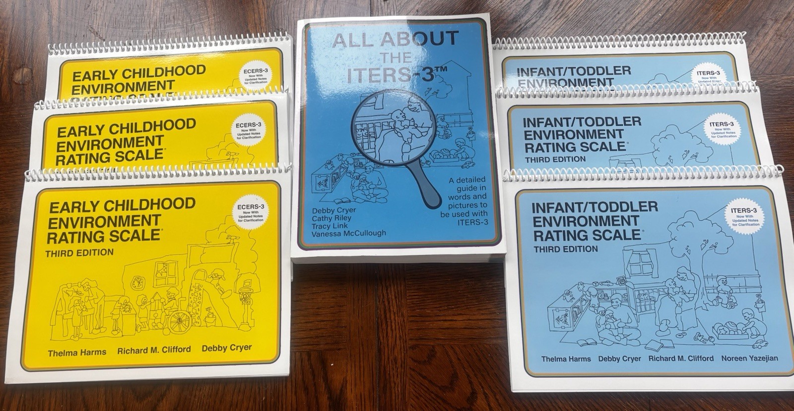 ECERS-3 & ITERS-3 Third Edition Spiral Bound Training Set 7 Books