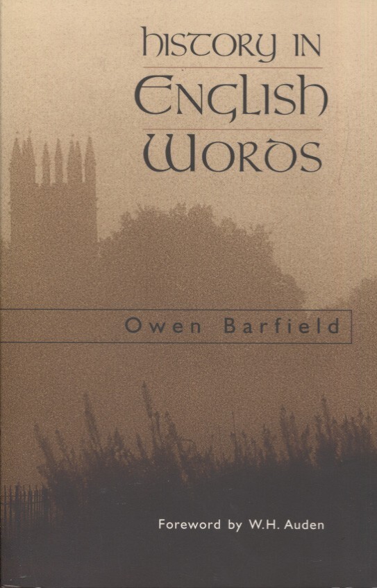 History in English Words by Owen Barfield: Paperback Like New