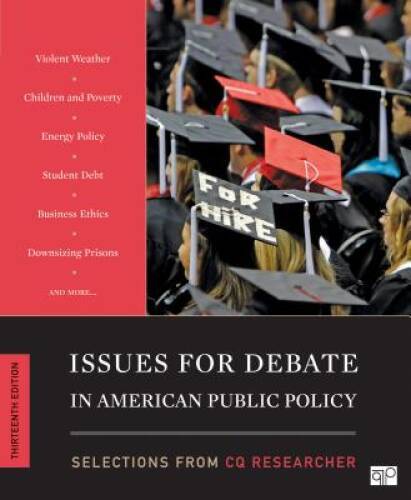 Issues for Debate in American Public Policy 13th Edition – Paperback – GOOD