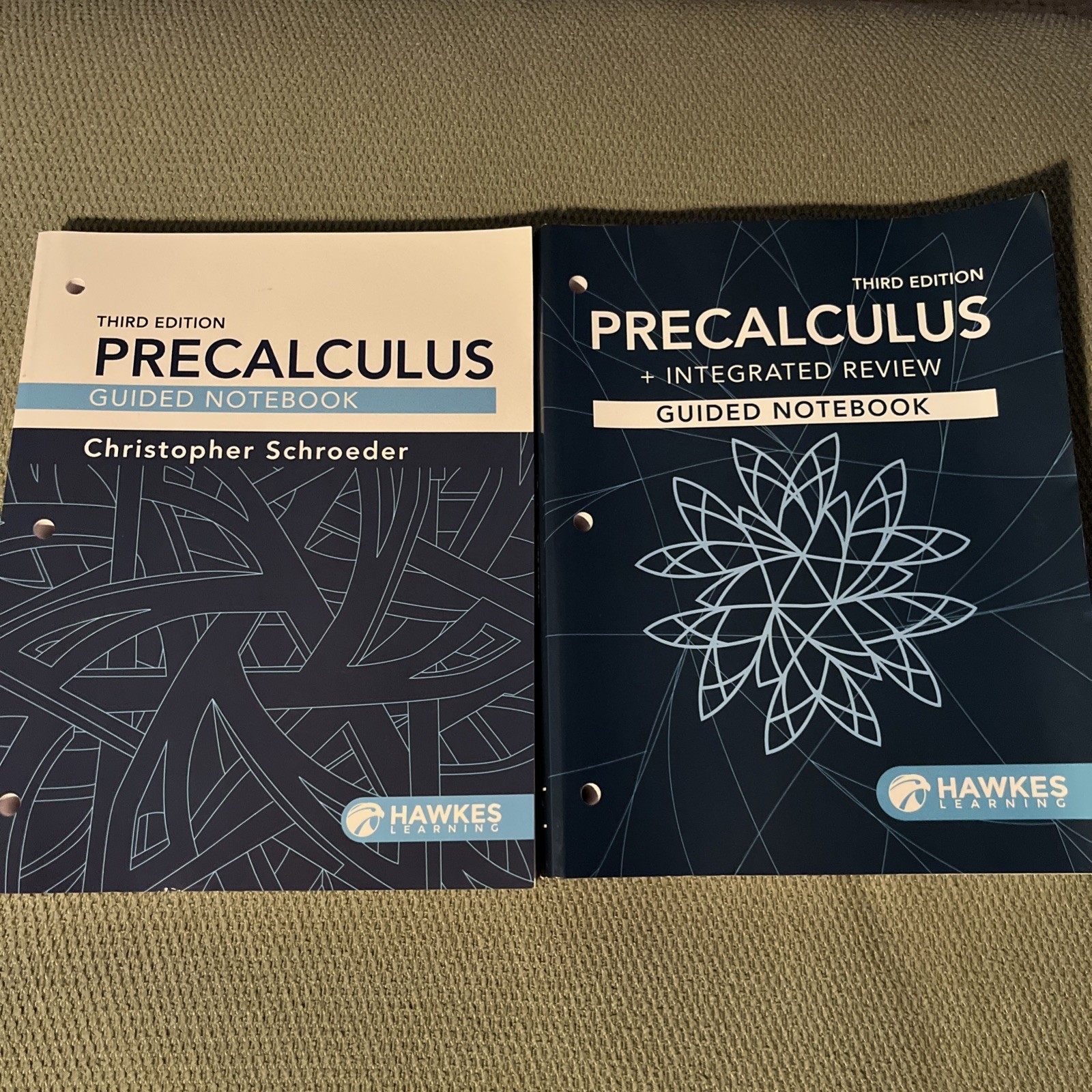 Precalculus + Integrated Review 3e Guided Notebook Hawkes Learning Third Edition