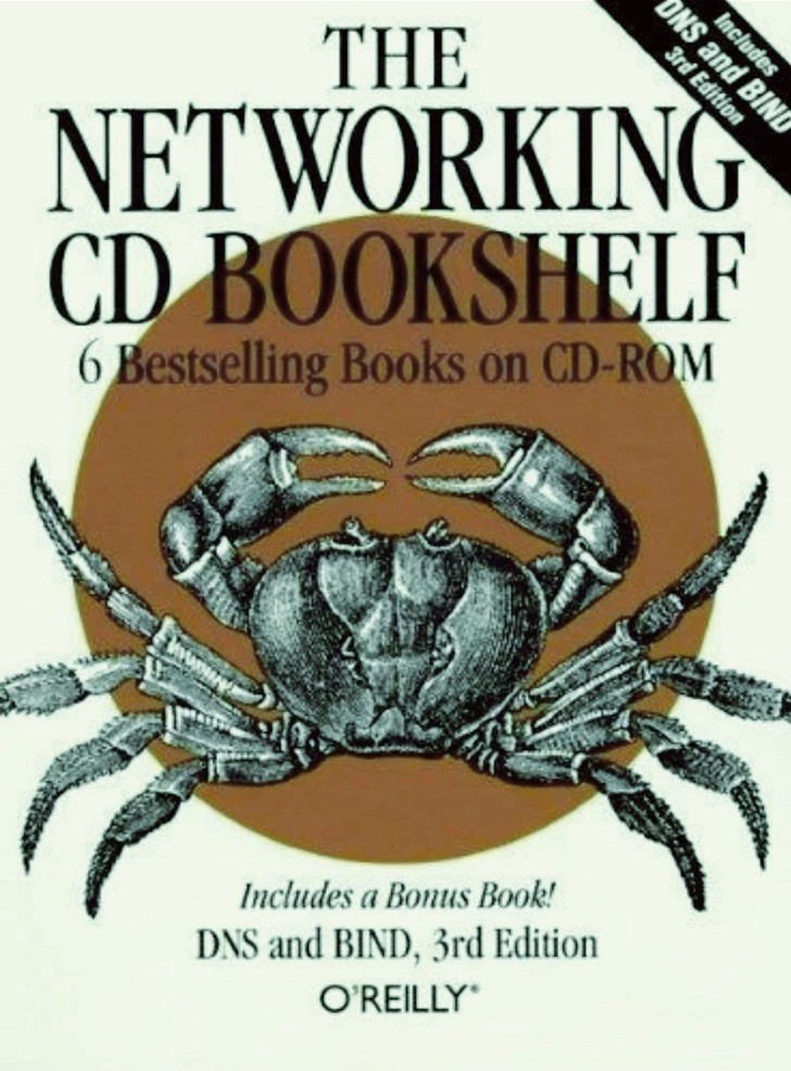 Vtg O’Reilly The Networking CD Bookshelf V1.0 SEALED CD + DNS & BIND 3rd Ed Book