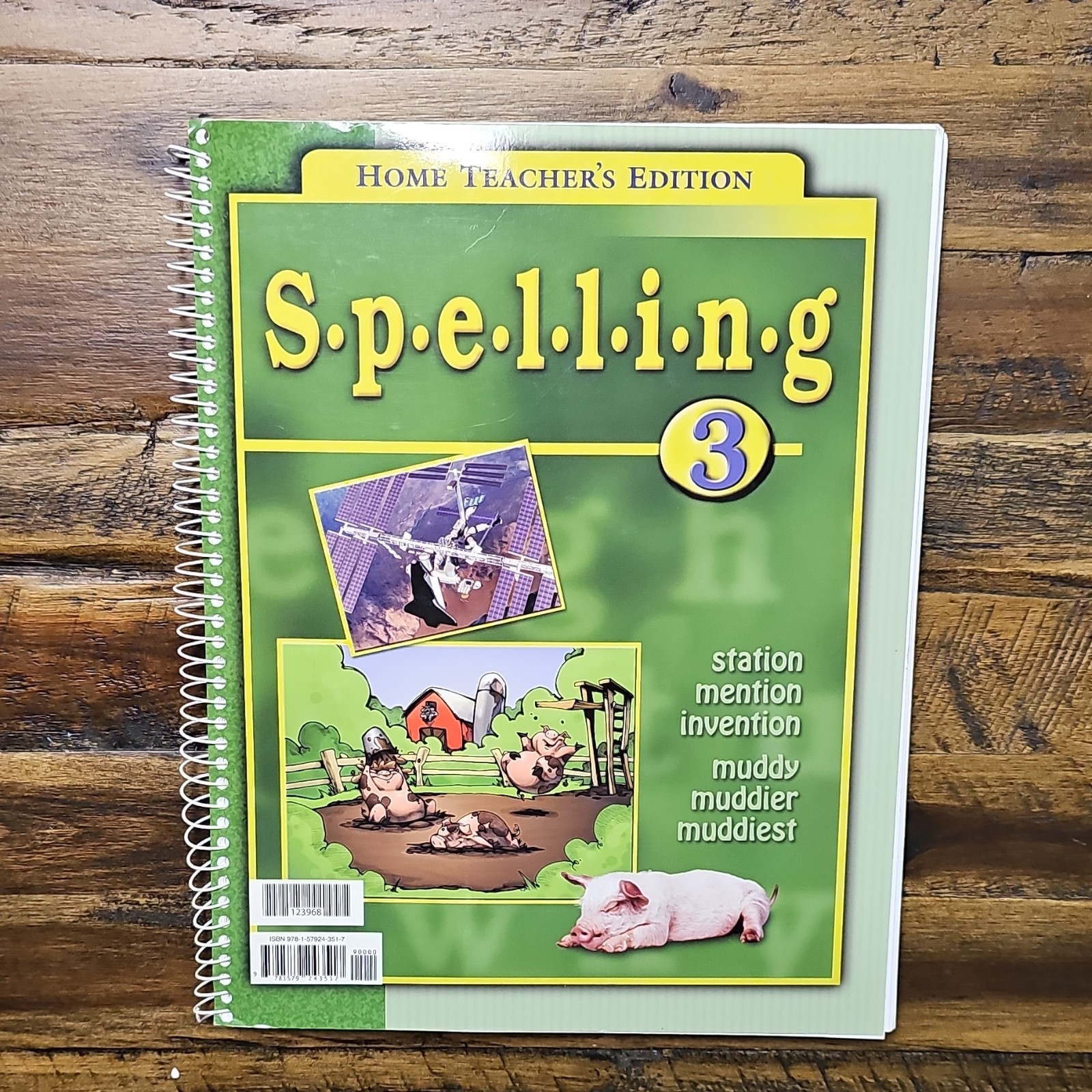 Bob Jones University Spelling 3 Teacher’s Edition Spiral Bound Textbook, English