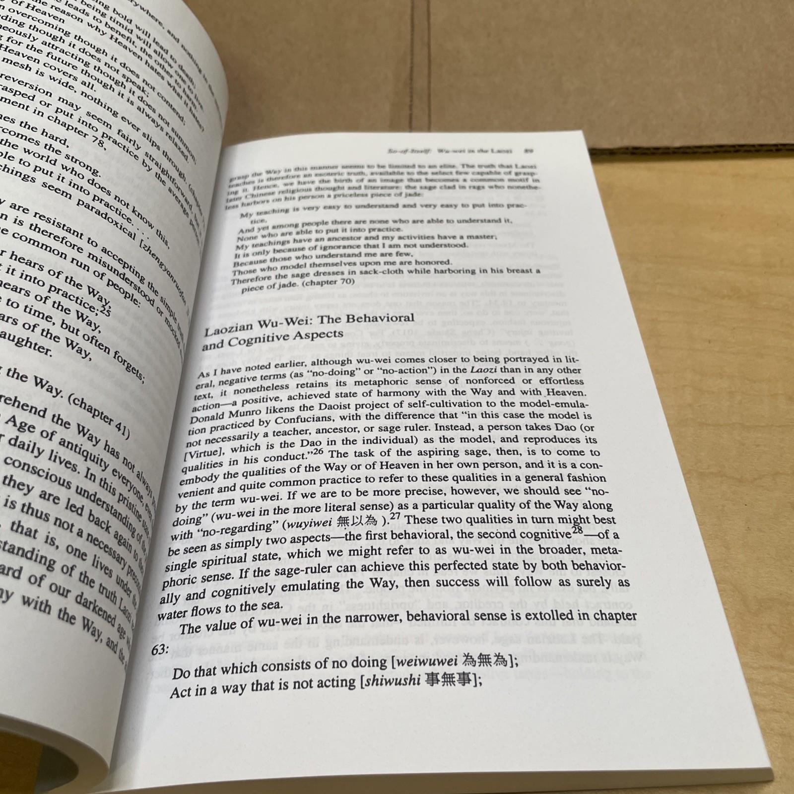 Effortless Action: Wu-Wei as Conceptual Metaphor and Spiritual Ideal in Early