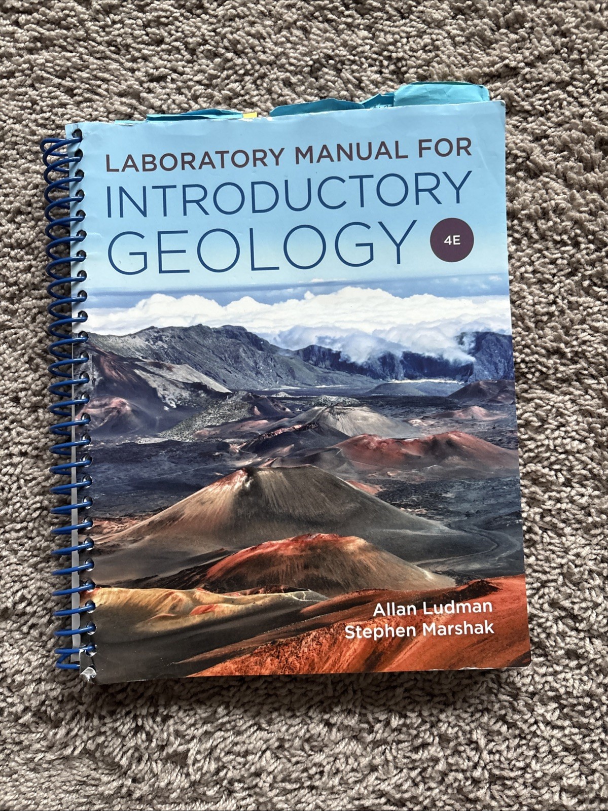 Laboratory Manual for Introductory Geology by Stephen Marshak and Allan…