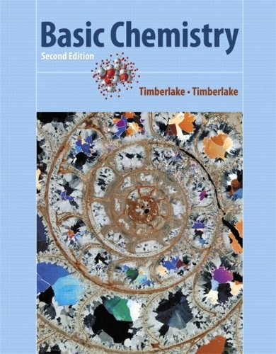BASIC CHEMISTRY (2ND EDITION) By Karen C. Timberlake & William Timberlake *VG+*