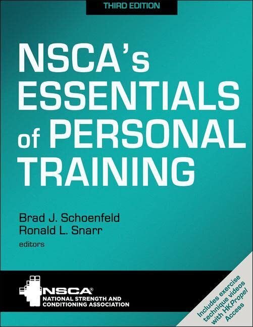NSCA’s Essentials of Personal Training by NSCA
