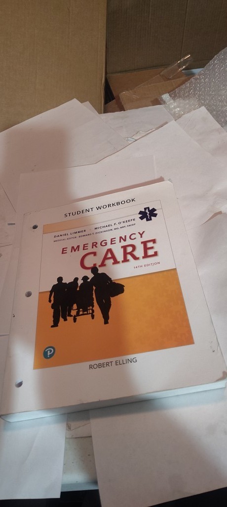 Emergency Care student workbook 14th ed. book 2021 robert elling