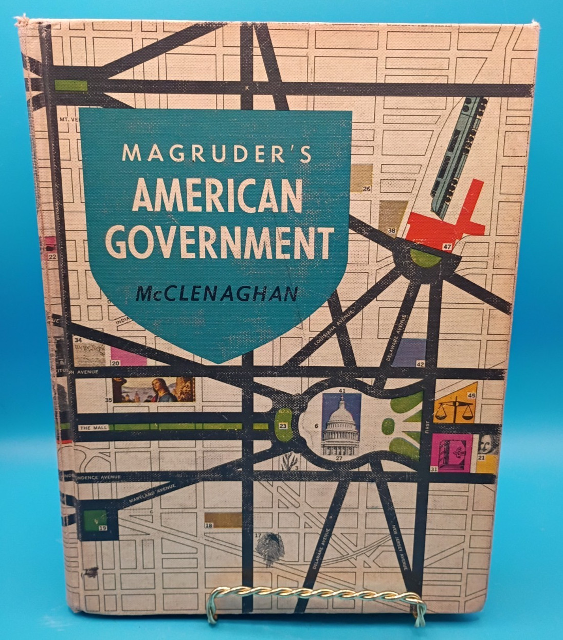 Vintage Magruder’s American Government Textbook 1963 by McClenaghan