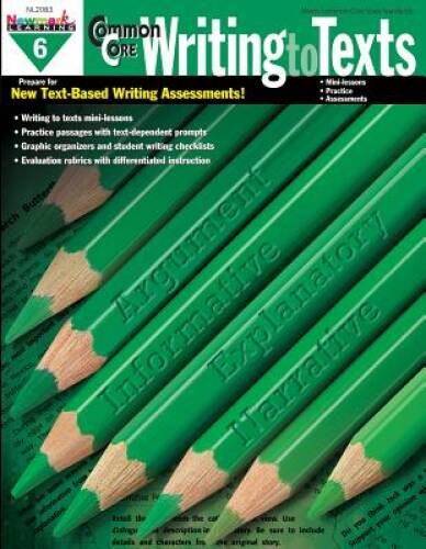 Common Core Practice Writing to Texts Grade 6 – Paperback – GOOD