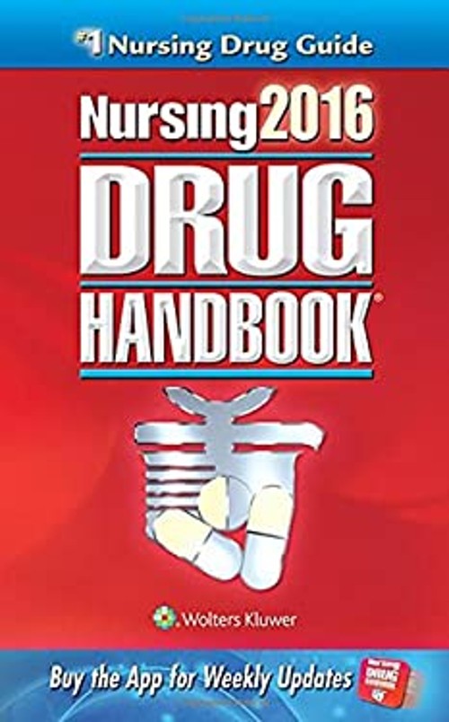 Nursing 2016 Drug Handbook Paperback Lippincott Mercer Staff