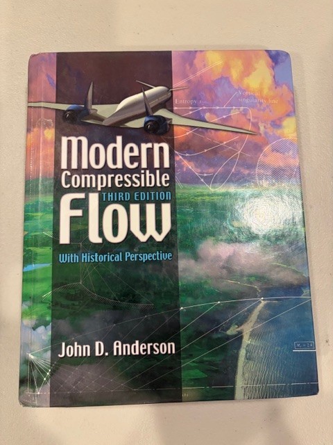Modern Compressible Flow John D. Anderson 3rd Edition HARDCOVER