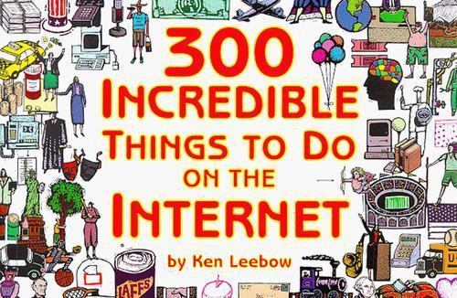 RARE VTG 300 Incredible Things to Do on the Internet Paperback by Ken Leebow #30