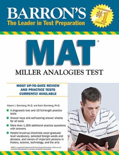 Mat : Miller Analogies Test Paperback Karin, Sternberg, Robert J.