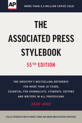 The Associated Press Stylebook 2020: and Briefing on Media Law – VERY GOOD