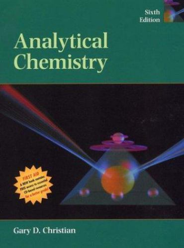 Analytical Chemistry, Christian, Gary D., 9780471214724
