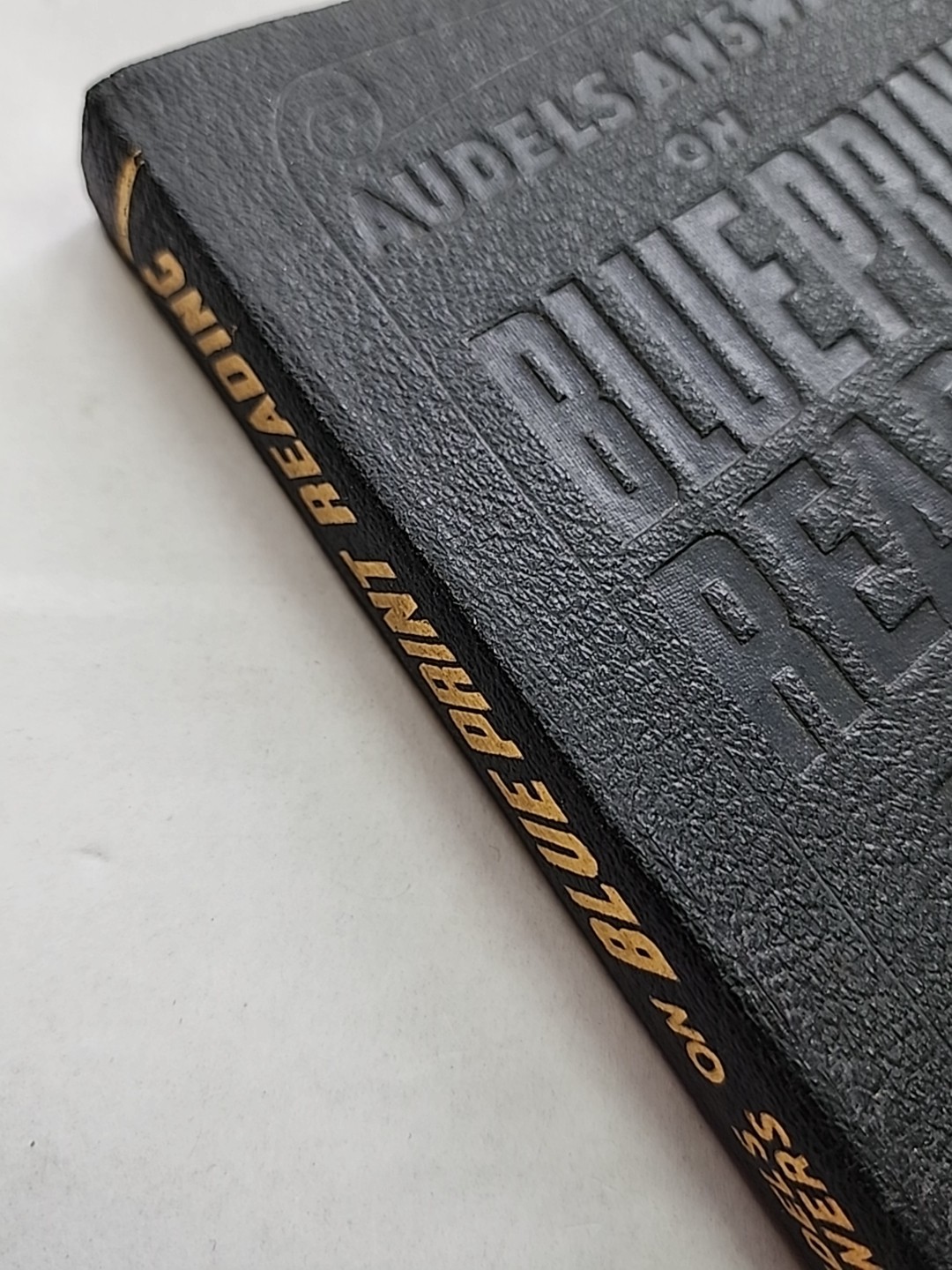 1943 AUDELS Answers On Blueprint Reading For Mechanics & Builders Book Vtg