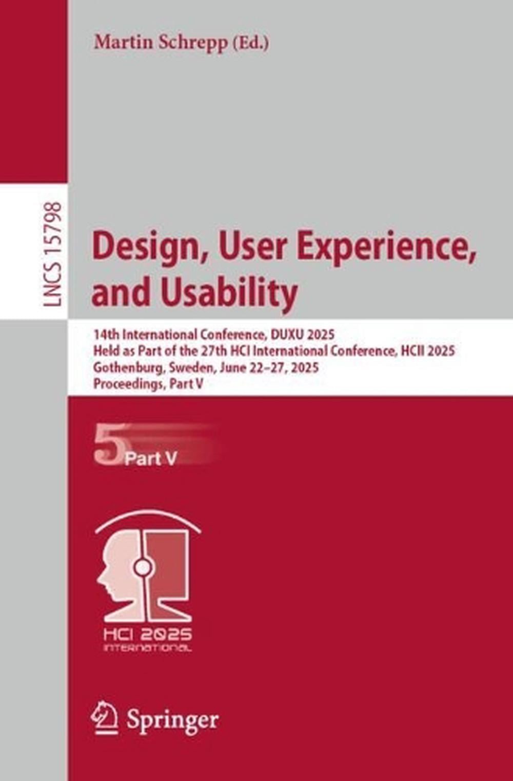 Design, User Experience, and Usability: 14th International Conference, DUXU 2025