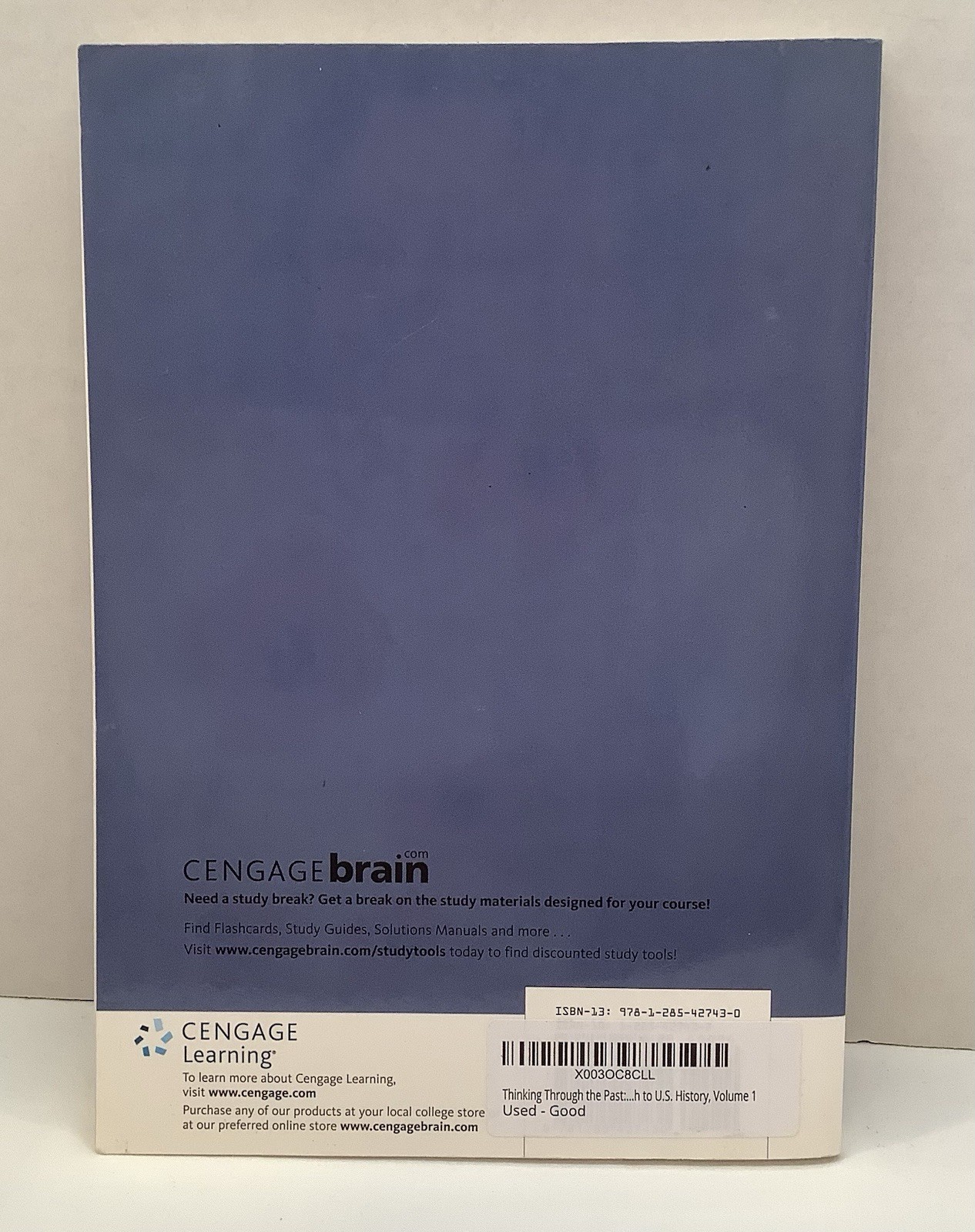 Thinking Through the Past Vol. 1 : A Critical Thinking Approach to U. S….