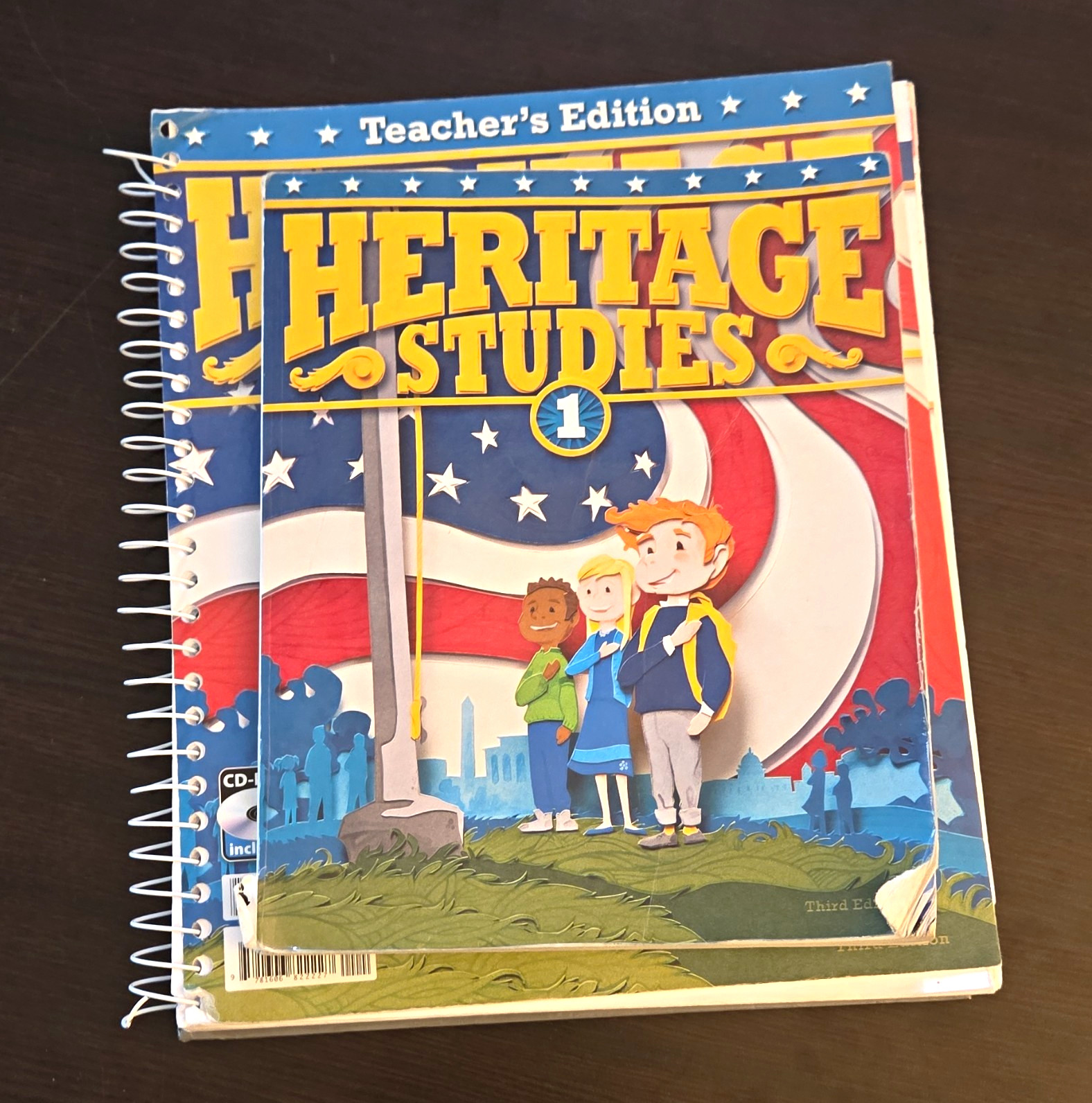 BJU Press Heritage Studies 1 Teacher’s Edition 3rd Edition Spiral CD-ROM
