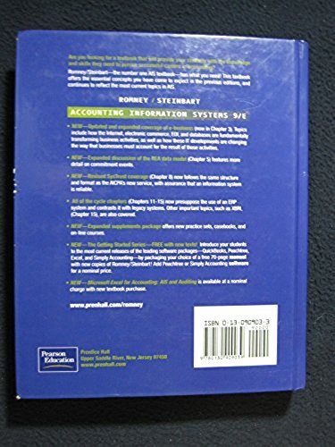 Accounting Information Systems [Jun 20, 2002] Romney, Marshall B. and Steinbar..